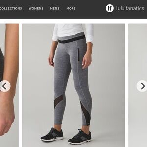 Lululemon Inspire Tight II (Mesh)
Space Dye Camo Black Dark Slate
